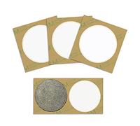 Pack of 30 NFC Tags Anti-Metal NFC Stickers White NTAG215 Round NFC Stickers (25 mm) Compatible with iPhone and All Other NFC Enabled Devices 504 Bytes Memory