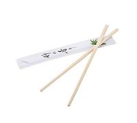 (Pack of 30 Pairs) Disposable Bamboo Wooden Chopsticks Individually Wrapped (30)