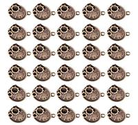 Pack Of 30 Unique Antique Alloy Clock Pendant Artistic Clock Pendants Versatile Alloy Charm For Jewelry Creation Timepiece Pendant