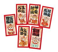 Pack of 30 User Friendly Recyclable Red Envelopes with Assorted Pattern Ideal for New Year Lucky Money Distribution at Family Event Family Envelopes
