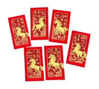 Pack of 30 User Friendly Recyclable Red Envelopes with Assorted Pattern Ideal for New Year Lucky Money Distribution at Family Event Coppers Envelopes