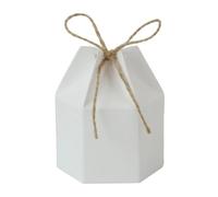 Pack of 30 Wedding Gift Boxes Candy Boxes, Gift Boxes for Sweets, Small Gift Box, Guest Gift, Wedding Favour Boxes for Table Decoration, Christening Party Celebration Decoration, White