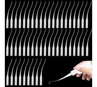 Pack of 300 Adhesive Tips, Glue Micro Tips, Plastic Glue Bottle Tips, Glue Extender Glue Micro Tips, Glue Extender Precision Applicator for Laboratory Dosing, Adhesive Dispenser, Pipette, Dropper Tips
