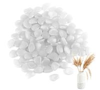 Pack of 300 Luminous Stones, Fluorescent Stones, Glow-in-the-Dark Stones, White, Luminous Pebbles for Outdoor Decoration, Gardens, Lawn, Aquariums