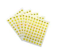 Pack of 315 Smile Face 8mm Self Adhesive Labels