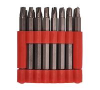 Pack of 32 Long 75MM TORX HEX Star Security BIT Set Tamper Proof Screwdriver BIT