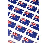 Pack of 32 Small Mini 20x12mm Australia Australian Country Flag Stickers Sticky Labels