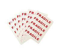 Pack of 35 Fragile Self Adhesive Labels 18x75mm