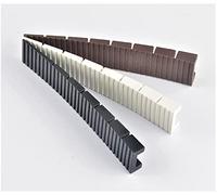 (Pack of 35)(White) Furniture Levellers Levelers Alignment Shim Wedge Strips Customizable Rated Break Plastic Wheel Chocks Fence Panel Noise STOPPERS Stops RATTLING in The Wind