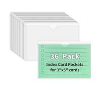 Pack of 36 Clear Adhesive Pouches Label Pockets for Warehouse and Home Organization with Clear Views Features Home Label