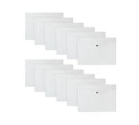Pack of 36 Clear Janrax A4 Wallets - Strong Polypropylene Document Folders with Press-Stud Fastening, Holds 150 Sheets