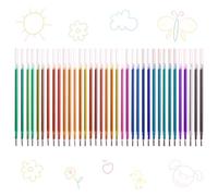 Pack of 36 Refills Compatible with Legami Refills, Refill Refills with Erasable Ink, Erasable Ink Gel Pens, Quicksand Pearlescent Colour Pencil Lead, Height 13 cm, Tip 1 mm