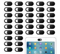 Pack of 36 Webcam Covers, Ultra Thin Web Camera Cover, Camera Laptop for Computer, Laptop, Smartphone, PC, Mobile Phone Accessories, Protection of Your Privacy, Online Black