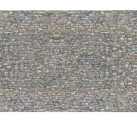 Pack of 3x 3D Cardboard Sheet N gauge Quarrystone Wall 25x12.5 cm Noch 56940