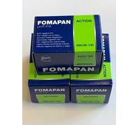 Pack Of 3x Fomapan 400 Action 135 36exp 35mm Black & White Film