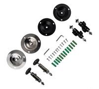 Pack Of 4 Adjustable Camera Mounts For Indoor Outdoor Security - 360 Degree Iron Wall Bracket With Screws