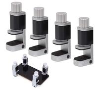 Pack of 4 Adjustable Metal Clamp Attachment: LCD Display Clamp Attachment LCD Screen Phone Screen Repair Tools Adjustable Repair Tool Clip for Smartphone Computer Laptop Tablet