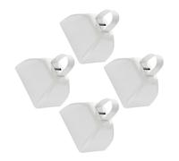 Pack of 4 Antirust Cheering Instruments Cowbell Set for Rallies Pet Collar Tracking Devices and Party Fun Additions Noise Makers