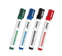 Pack Of 4 Assorted Whiteboard Marker Pens - Bullet Point