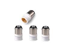 Pack of 4 B15/BA15D to E14 Adaptor Lamp Holder Bulbs Converter Holder