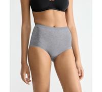 Pack of 4 Basic+ Maxi Knickers Navy+Cocoa+White+Grey Marl