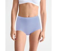 Pack of 4 Basic+ Maxi Knickers Navy+ Lavender Blue+White+Grey Marl