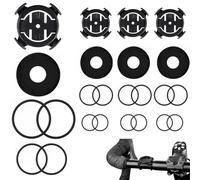 Pack of 4 Bicycle Computer Holders, Bicycle Mount Compatible with Garmin GPS, Bicycle Mount Stem Mount, Quarter Turn Handlebar Mount for Garmin Edge 200/500/510/520/800/810/1000