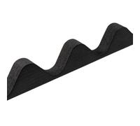 Pack Of 4 - Black Bitumen Sheets Eaves Fillers For Bitumen Corrugated Roofing Sheets Fits Bituroof, Onduline, Corrapol-Bt