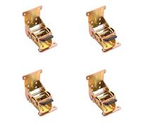 Pack of 4 Blackmetal Bending Parentheses Identity Locking 0 180 Degree Modifiable for Various Furniture Applications Including Chairs Shelves Heavy Duty Gate Hinge