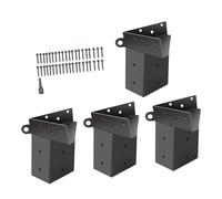 Pack of 4 Brackets for Building Stable Outdoor Structures Like Observation Decks and Platforms Outdoor Bracket