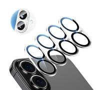 Pack of 4 Camera Protection Compatible with 16 6.1 Inch and 16 Plus 6.7 Inch, [Full Coverage] Camera Protective Film HD Clear Lens Film, [10S Quick Install] Anti-Scratch, Ultra HD Clear, Bubble-Free