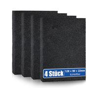 Pack of 4 Carbon Filters for SOG Exhaust System Activated Carbon Filter 128 x 90 x 22 mm Sponge Filter Compatible with Thetford Door Variants Replacement Part No. 517 000 1