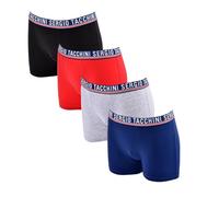 Pack of 4 Children's Boxer Shorts Sergio Tacchini - 100% Breathable Comfort Cotton - Sizes 10/12 and 14/16 Years -, 2190x4, 10-12 ans