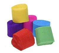 Pack of 4 Crepe Paper Roll Paper Streamer for Party Decorations, Wedding Decorations, Birthday Decorations, Baby Shower Decorations (Mix Colour)