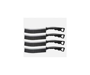 (Pack of 4) Crevice Cleaning Brushes with Hard Bristles