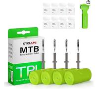 Pack of 4 CYCLAMI TPU Inner Tubes MTB26 Inch 1.9-2.5 Bicycle Inner Tubes Metal Removable Presta Valve 45/65/85 mm for Road Bike and Mountain Bike (MTB29 Inch - 45 mm SV for Mountain Bike)