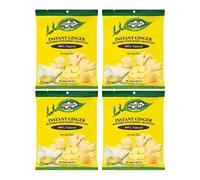 (Pack of 4) Dalgety Instant Ginger Herbal Tea Bag 270g (30 Sachets)- Blended with Honey Granules