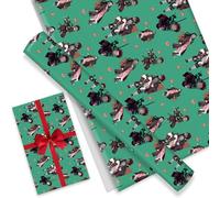 Pack of 4 Demon Slayers Gift Wrapping Paper 20" x 30" Kraft Sheets Premium Birthday Wrapping Paper Set for Kids, Party Storage Festive Decoration