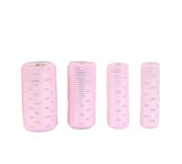 Pack of 4 different sized pink curling irons Suitable for long and short hair - Adds volume, creates bouncy waves and reduces heat damage - Compact, travel-friendly curling iron