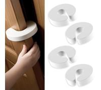 Pack of 4 Door Finger Clamp Protectors, Foam Door Stoppers for the Top of the Door, Baby Safe Door Stop, Door Holder for Keeping the Door Open to Avoid Injuries Due to Finger Clamping