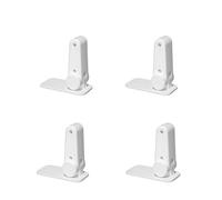 Pack of 4 Door Handle Restraint Lock, Child Lock for Door Handles, Window Lock, Child Safety Door Handle, Safety Lever, Self-Adhesive Door Bar Lock, Baby Door Safety Lock