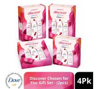 (Pack of 4) DOVE Unwrap & Discover Duo Gift Set 2 piece, Choose your pack 1,2,3 or 4
