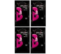 Pack Of 4 Dylon Fabric & Clothes Dye Hand Wash Only - 29 Flamingo Pink