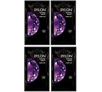 Pack Of 4 Dylon Fabric & Clothes Dye Hand Wash Only - 30 Intense Voilet