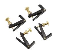 Pack of 4 Effortless Violin Pitches Tuner in Universally Sizes Featuring Robust Metal Construction and Smooth Operations Easy Adjust Violin Tuner