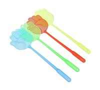 Pack of 4 Fly Swatters in Colours, Manual Plastic Fly Swatter Set Dog Repellent Ultrasonic (Light Blue, One Size)