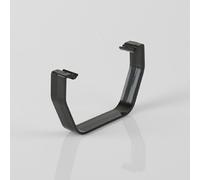 Pack of 4 Four X Brett Martin Spare/Replacement Clips for 114mm Squarestyle Gutter System Black BR050B