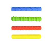 Pack of 4 Friendly Silicone Pen Holders Sleeves Pencils Grips Designed for Safe and Soft Hold and Hand Pressure Relief Multipurpose Silicone Grips Suitable for Pencil and Marker