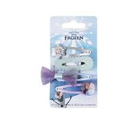 Pack of 4 Frozen Hair Pins - Multicoloured Design - Made with Resistant Materials - Printed with Frozen Characters - Original Product Designed in Spain