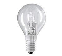 Pack of 4 G45 Golf Ball/Mini Globe ECO Halogen 28w = 37w Dimmable Energy Saver Light Bulbs E14 SES Small Edison Screw Cap 240v 28w